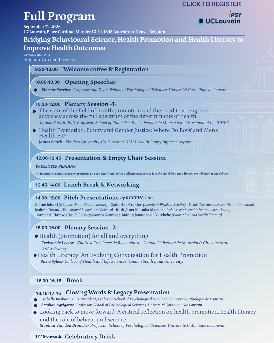 Full symposium program